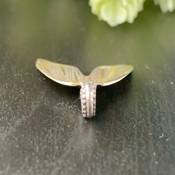 Sterling Antique Mermaid Tail Spoon Pendant - Picture 7 of 9